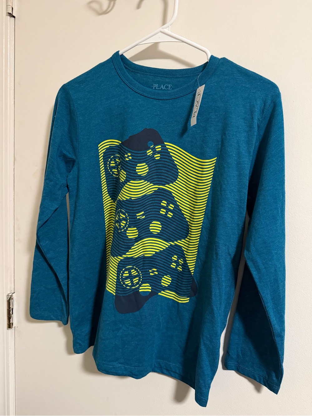The Children's Place Teal Long-Sleeve Graphic Gaming Tee